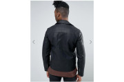  Faux Leather Biker Jacket