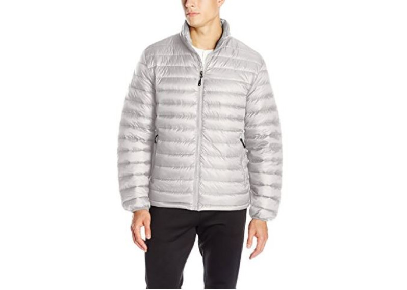 Downproof Heather Jersey Stretch Packable Down Jacket