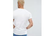3 Pack T-Shirt Vneck Muscle Slim Fit in White