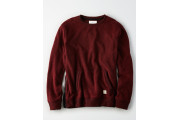 ACTIVE FAUX SHERPA CREW NECK SHIRT