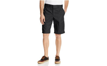 Dickies Men's 11 Inch Relaxed-Fit Stretch-Twill Work Short -Black