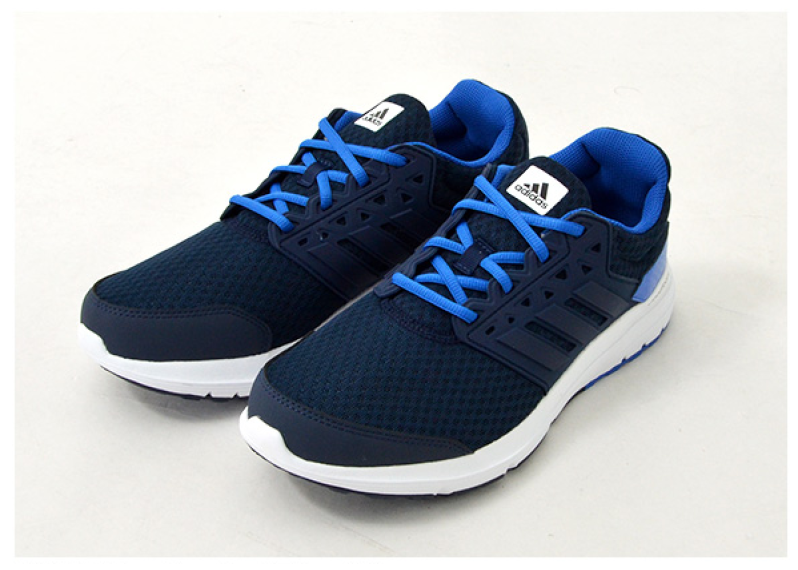 Adidas Galaxy 3 Mens Beginner Marathon Jogging Running Walking Shoes BB 4360 - College Navy