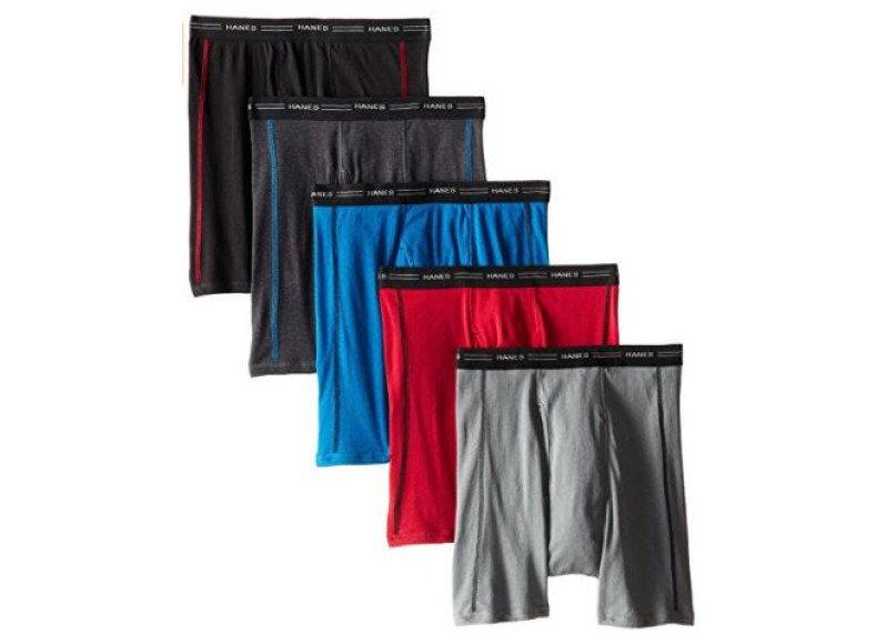 Men's 5-Pack Sports-Inspired FreshIQ Boxer Brief