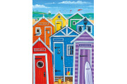 Clementoni Rainbow beach huts Puzzle (1000 Piece)