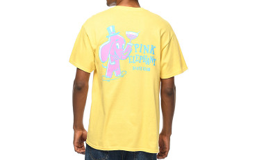 Pink Elephant Yellow T-Shirt