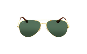 Green Classic Aviator Sunglasses