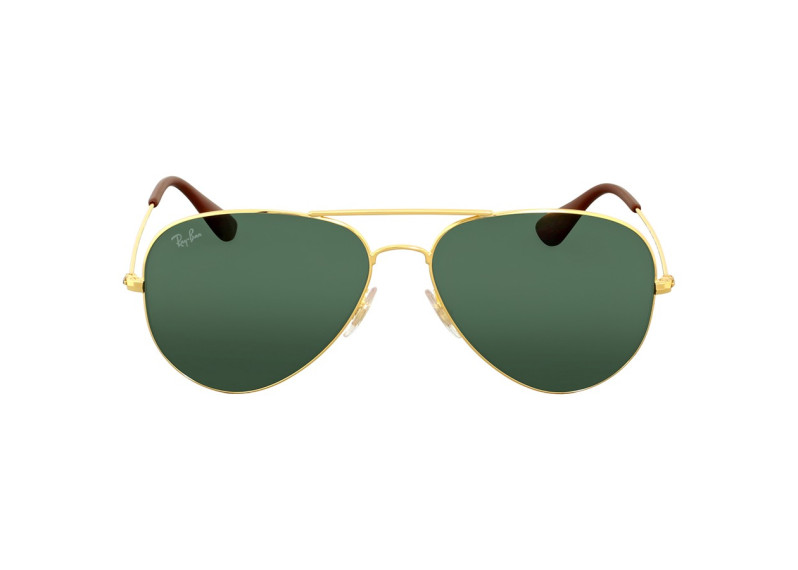 Green Classic Aviator Sunglasses