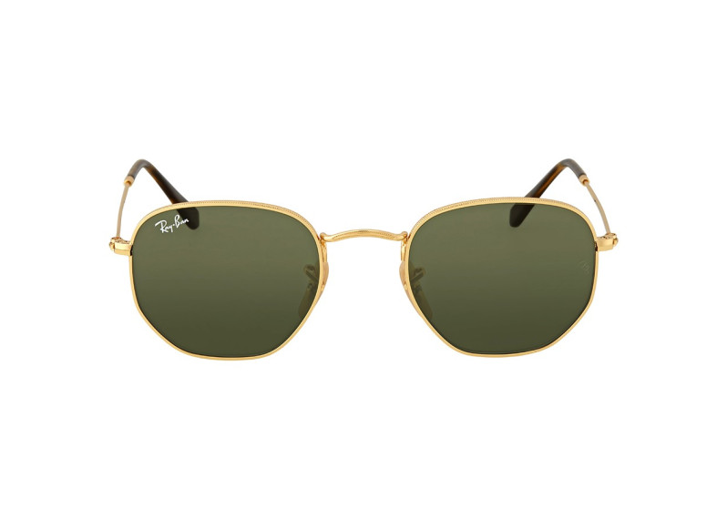 Hexagonal Flat Green Classic G-15 Sunglasses