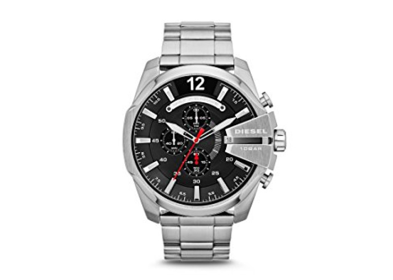 Chief Chronograph Black Dial Stainless Steel Men's Watch