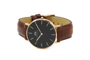 Classic St Mawes Black Dial 36mm Watch