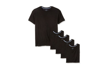 Men's 5-Pack X-Temp Comfort Cool Dyed Crewneck Undershirt