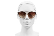 Highstreet 54mm Round Sunglasses
