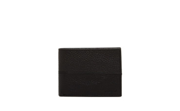 Pebble Leather Slim Billfold Wallet