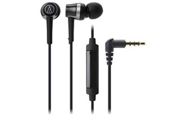 Audio-Technica ATH-CKR30iSBK SonicFuel In-Ear Headphones
