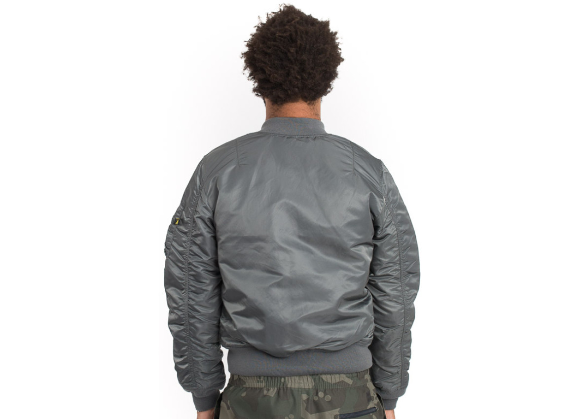 MA-1 Slim Fit Flight Jacket - Gunmetal