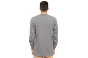(K126) L/S Workwear Pocket Shirt - Charcoal