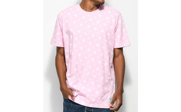 Odd Future All Over Donut Pink & White T-Shirt