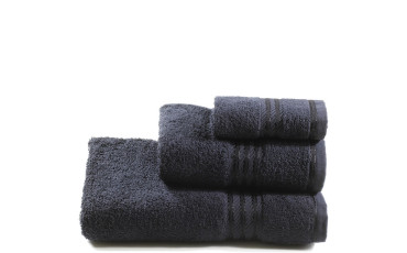 100% Egyptian Cotton 3 Piece Towel Bale - Black