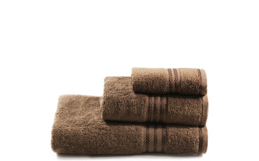 100% Egyptian Cotton 3 Piece Towel Bale - Chocolate