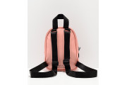 Dusty Pink Faux Leather Mini Backpack