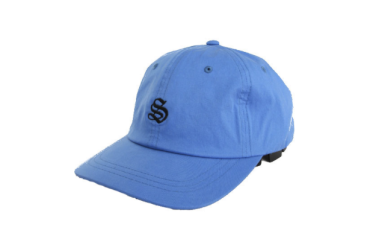 Bio Washed Cotton Low Strap-Back Hat - Blue