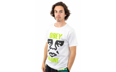 Obey Act Up T-Shirt - White
