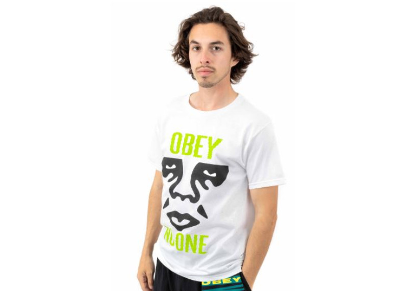 Obey Act Up T-Shirt - White