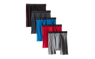5-Pack Sports-Inspired FreshIQ Odor Protection Boxer Brief