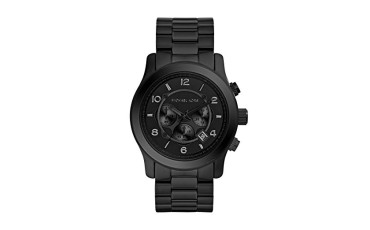 MK Blacked Out Runway Chronograph Men's Watch
