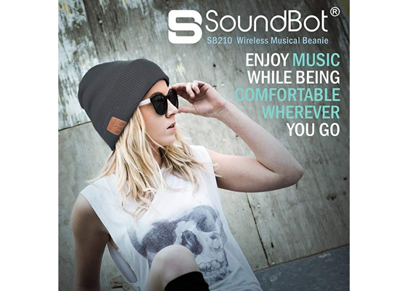 SoundBot¨ SB210 HD Stereo Bluetooth 4.1 Wireless Smart Beanie 