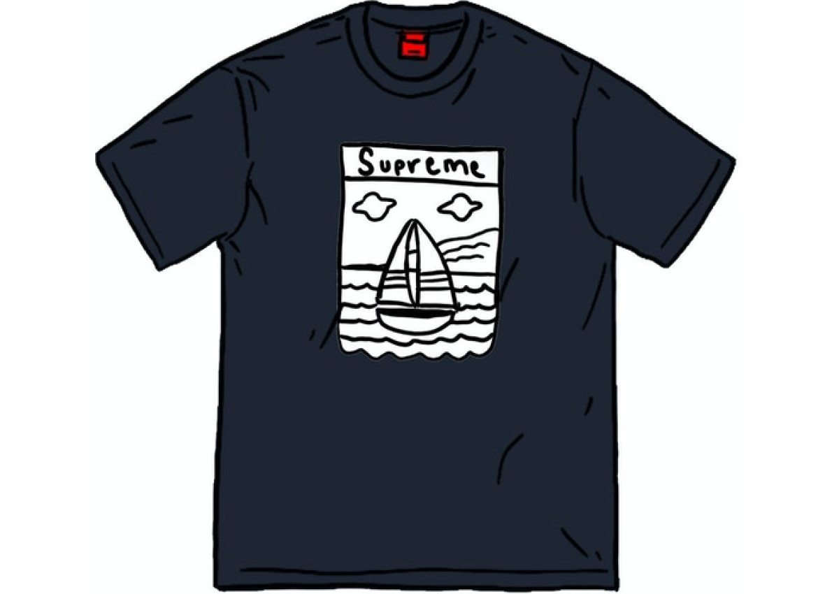 Supreme Sailboat Tee Black