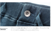 日本必入雙彈牛 knit ブルー2ライン