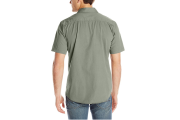 Dickies Men's Short-Sleeve Twill Western Shirt - Moss Heather