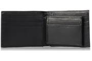 RFID Blocking Leather Bookfold Wallet With Key Fob 