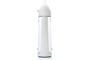 KOR Nava BPA Free 650ml Filter Water Bottle, White/Blue 