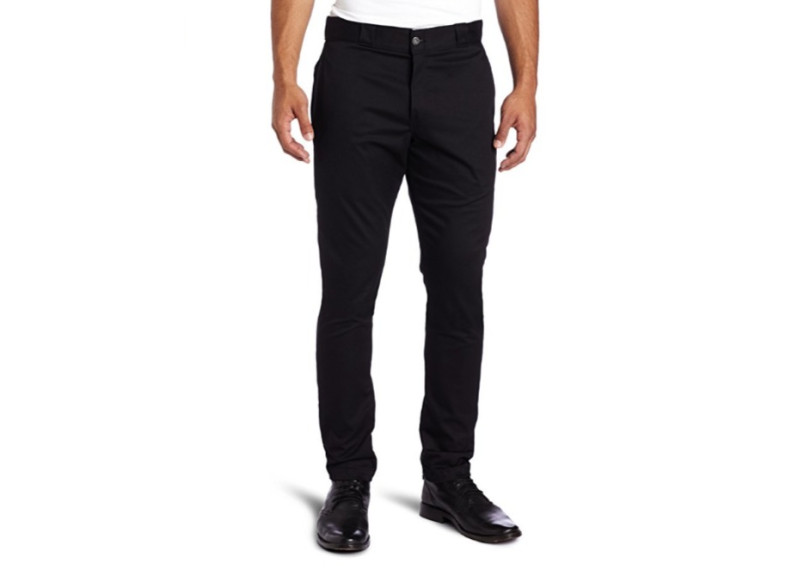 Dickies Men's Skinny Straight-Fit Work Pant-Black