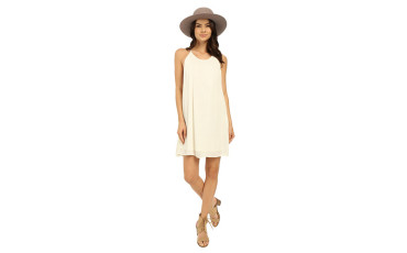 Roxy Passing Sky Solid Dress - Sand Piper