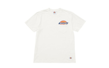 DICKIES ポケット付きロゴプリントTシャツ 172M30WD23 - White