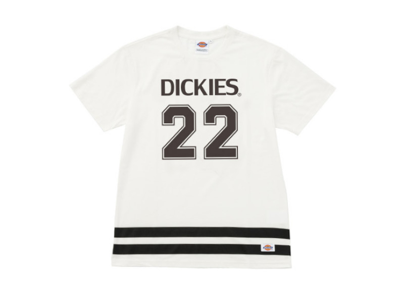 DICKIES ナンバリングプリントTシャツ 172M30WD21 - White