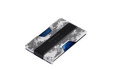 ROCO Minimalist Aluminum Slim Wallet RFID BLOCKING Money Clip - No.2 - Acu