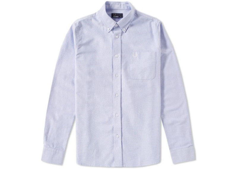 FRED PERRY CLASSIC OXFORD SHIRT - Light Smoke