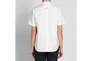 FRED PERRY CLASSIC SHORT SLEEVE OXFORD SHIRT - White