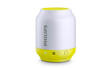 Philips BT50B/37 Wireless Portable Bluetooth Speaker - Lime/Gray