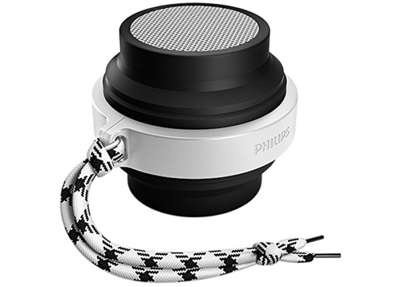 Philips FLEX BT2000B/37 Bluetooth Wireless Portable Speaker (Black/White)
