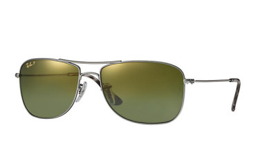 Gunmetal Polarized Green Mirror Chromance Sunglasses - RB3543 029/6O 59
