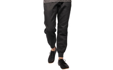 Skinny Jogger Cropped Pants - Charcoal gray