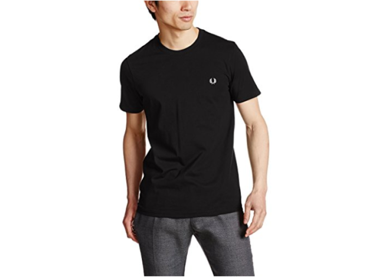 FRED PERRY CREW NECK T-SHIRT- Black
