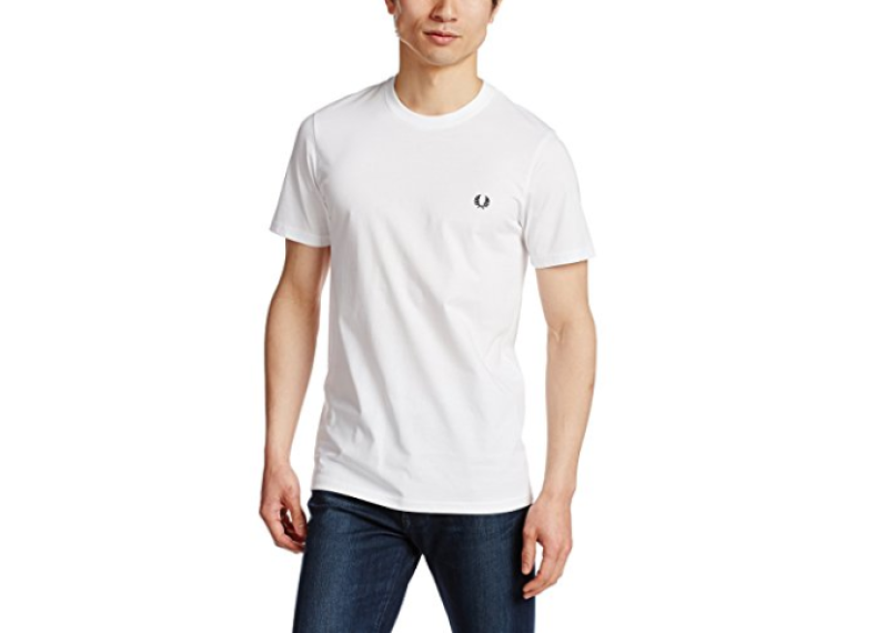 FRED PERRY CREW NECK T-SHIRT- White