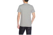 FRED PERRY Checkerboard Print - STEEL MARL